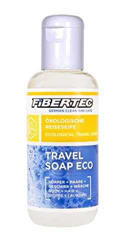 Fibertec Travel Soap Eco 100ml | Reiseseife | Alles-und-überall Seife | Outdoor Shampoo| handgepäcktaugliche Größe