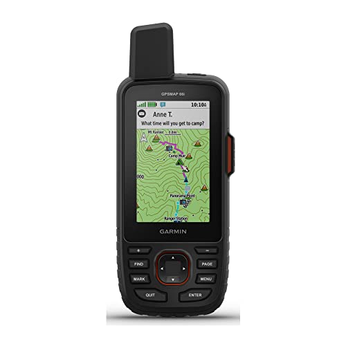 Garmin GPS MAP 66i, Einzeln, One Size, schwarz/orange